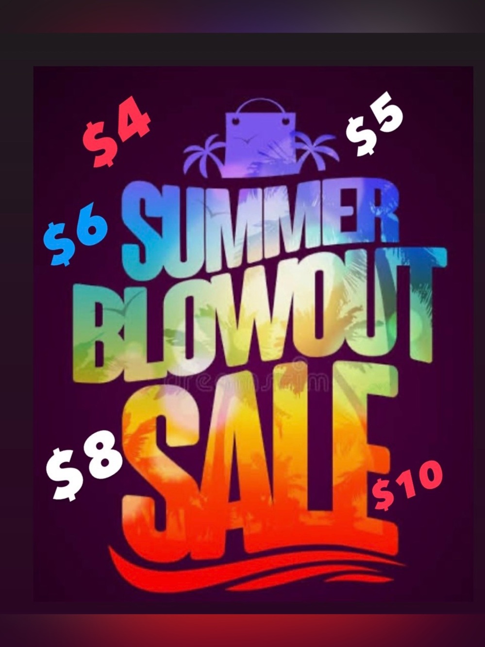 LIVE SHOW SUMMER BLOWOUT SALE!!💙